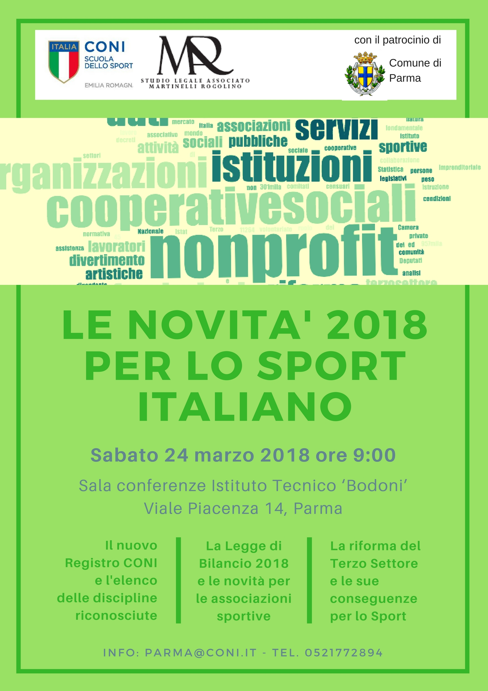 Le novità 2018 per lo sport italiano (seminario gratuito)